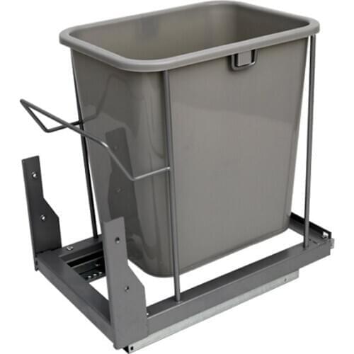 12L Recessed Built-in Trash Can Dustbin Kitchen Trash Bin Lixeira Embutida Eco-Friendly Invisible Bin For Bar Rubbish Bins