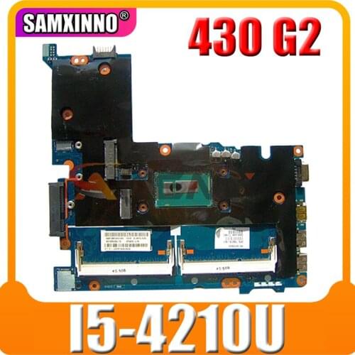 AKemy Laptop motherboard For HP Probook 430 G2 I5-4210U Mainboard ZPM30 LA-B171P SR1EF DDR3