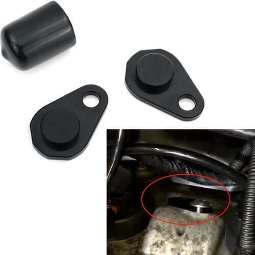 Fit For BMW S1000RR 2009-2018 S1000R 2014 2015 2016 2017 2018 2019 S1000XR 2015-2017 Smog Block Off Plate Motorcycle Aluminum