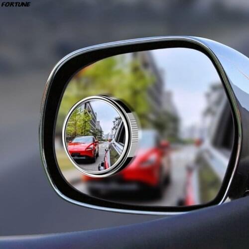 Cup Type Car Reversing Mirror Blind Zone Lens Adjustable Car Blind Angle Mirror Convex Suction Car Rear View Nirror Universal
