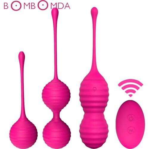 Wireless Remote Vibrator Sex Toys For Women Vagina Eggs Silicone G spot Stimulator Vaginal Tighten Exercise Balls Adult Sex Toys