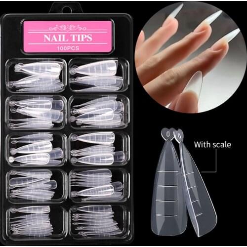 Nail False Tips Mould Quick Building Mold Tips Nail Dual Forms Finger Extension Nail Art UV Building UV Gel Tools
