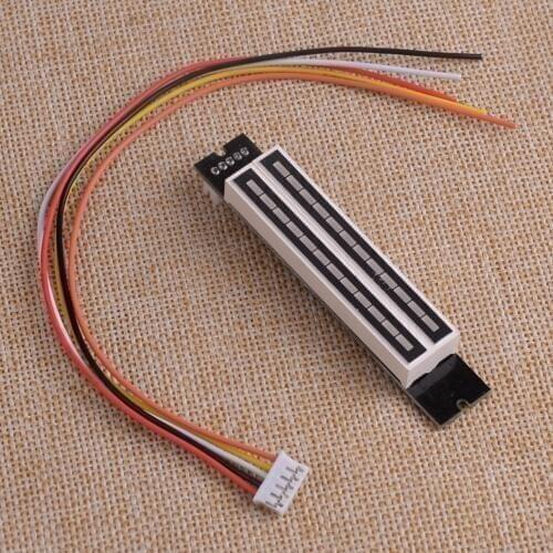 LETAOSK Mini Dual 12 LED Level Indicator Lamps VU Meter Music Sound Audio Display Analyzer Kit DC 7-12V 100mA