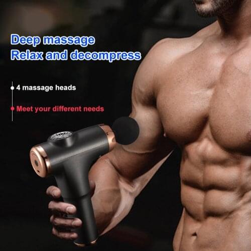 Mini Muscle Massage Gun Pocket Massage Pistol For Neck Body Deep Tissue Percussion Relaxation Slim Shaping Gun Pain Relief USB