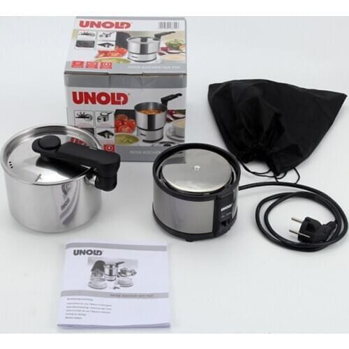 Mini Rice Cooker Electric Boiled Egg Travel Cooker Universal 110V 220V Hot Pot Portable Light Food Grade Stainless Steel CE RoHS