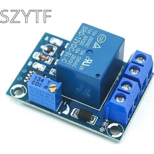 12V battery undervoltage management module, automatic recovery of undervoltage, battery load power-off protection switch