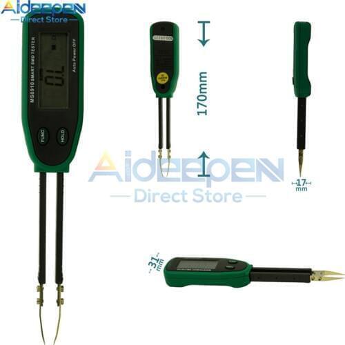 MS8910 SMD Tester Multimeter Capacitance Resistance Meter Measurement Tool LCD Display 3000 Counts Auto Scanning Auto Ranging