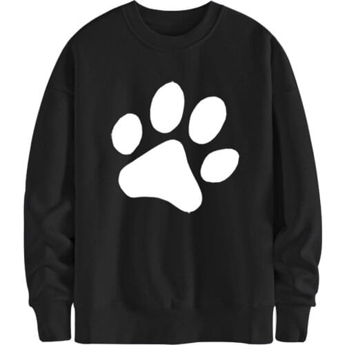 Long Sleeve Cute Cat Paw Hoodies Sweatshirts Men 2020 Streetwear Clothing Male Printing 2020 Hoody Outdoor Moletom Masculino
