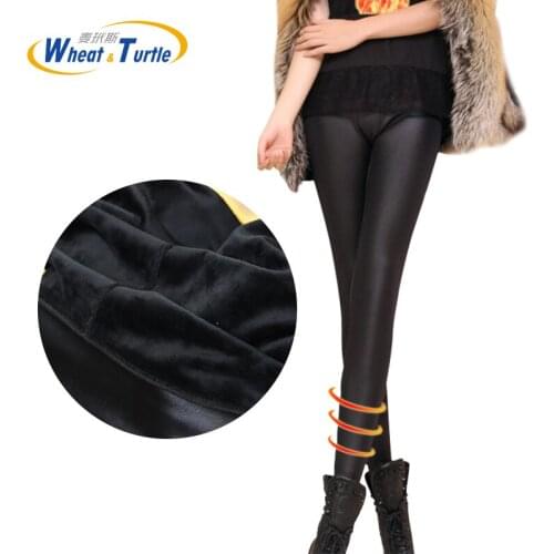 2020 New Autumn Winter Thicken Velvet Warm Leggings For Pregnant Women Maternity Slim Fashion Artificial Leather Pencil Pants
