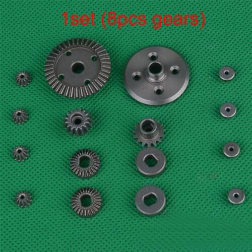 Full Set of Metal Gears and Differential for Weltoys 1:18 RC Car Upgrade Acc A949 A959 A969 A979 K929 A959-B A969-B A979-B