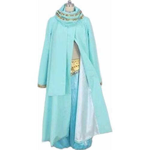 Princess Jasmine Dress Outfit Costume with cape cosplay costume