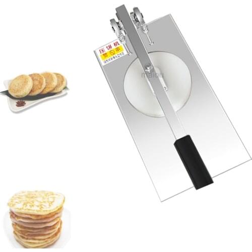 Manual Cake Press Machine Stainless Steel Hand-caught Cake Corn Bait Dough Scones Machine Bun Pizza Pizza Equipment