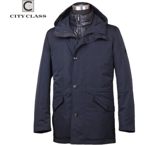 CITY CLASS Fashion Jacket Coat Winter New Arrivals Hot Sale Business Style Soft Padding Casual Cool Jacket Coat for Male CC79235