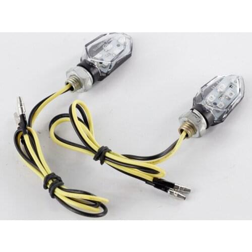 Universal Motorcycle Turn Signal Light 12V 5LED Amber For Honda Harley Yamaha Kawasaki Suzuki
