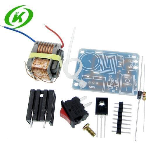 15KV High Frequency DC High Voltage Arc Ignition Generator Inverter Boost Step Up 18650 DIY Kit U Core Transformer Suite 3.7V