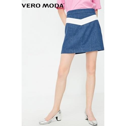 Vero Moda Womens 100% Cotton High-rise Assorted Colors A-lined Denim Skirt | 319137514