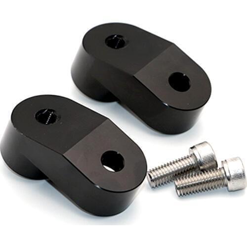 2x 8mm Motorcycle Mirrors Riser Extender Adapter for the Polaris Slingshot 2015 - 2019 2016 2017 2018