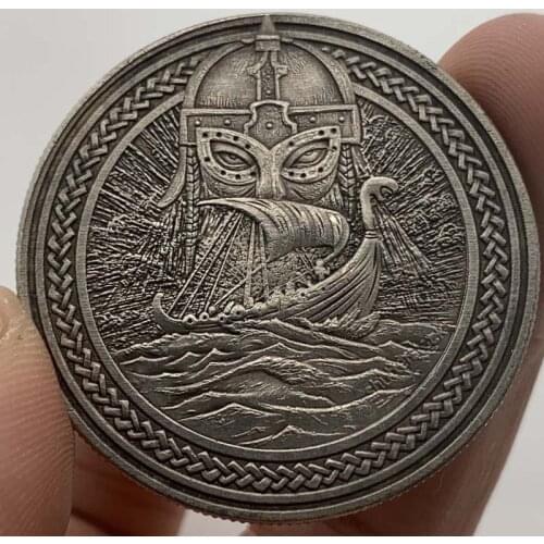 American Wandering Coins Sea Sailing Goddess Poseidon Medal Collectible Coin Gift Lucky Challenge Coin