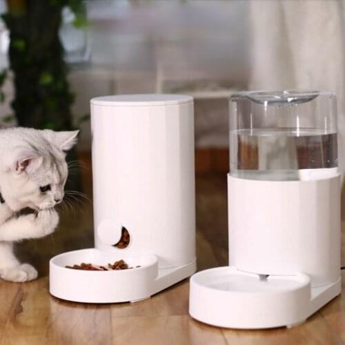 Cat Bowl Cat Food Bowl Cat Automatic Feeder Automatic Water Fountain Anti-overturning Bowl for Cat Pet Supplies