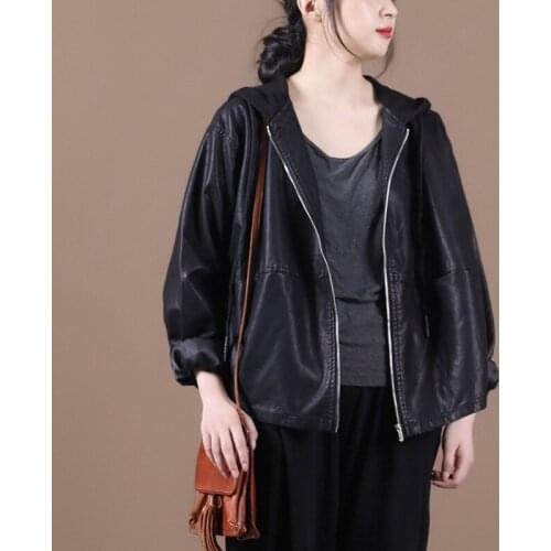 Женские кожаные куртки Clobee China At AliExpress