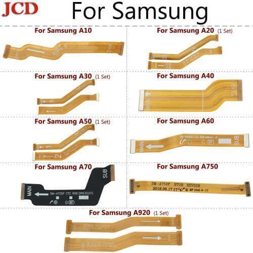 JCD New For Samsung Galaxy A10 A20 A30 A40 A50 A60 A70 A750 A920 Motherboard Main Board Connector LCD Display USB Flex Cable