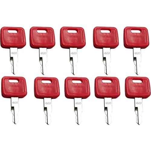 10pc AT194969 AT147803 4286465 H800 Keys for Hitachi ForJohn Deere Excavator For Case Dozer Fiat For New Holland