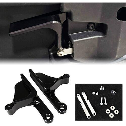 Left&Right Black Billet Aluminum Anodized Door Handle Sets Fit For 17 18 19 Can-Am Maverick X3 Models