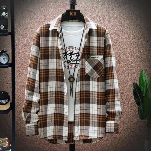 2021 Fashion Spring Casual Long Sleeve Shirt Youth Soft and Comfortable Slim Fit Mens Jacket Fashion Shirt