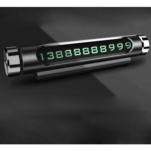 Phone Number In Car Parking License Plate Temporary Stop Sign Temporary Car Parking Card Phone Number Card Plate Hidden Switch