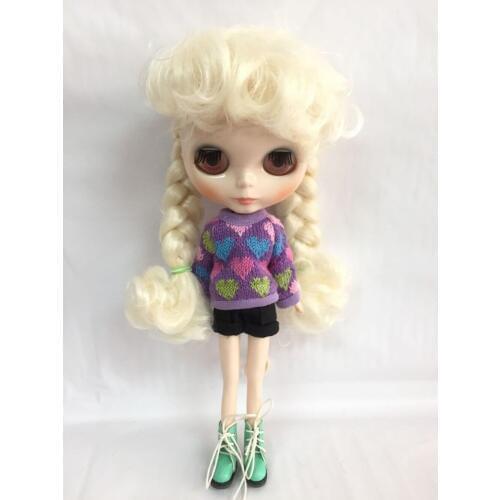 Nude blyth Doll, beige hair Factory doll ,Suitable For Change Sm58ima