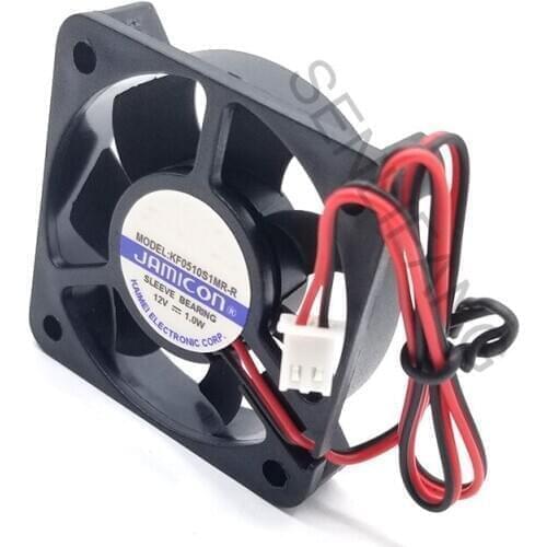 Genuine For KF0510S1MR-R DC 12V 1.0W 2 Wires Square Cooling Fan
