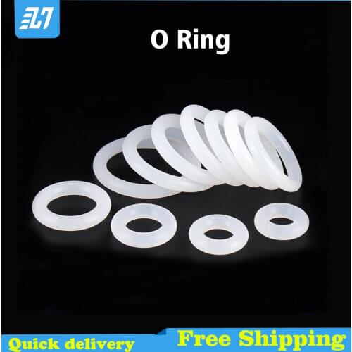 Silicone Insulation Gasket Waterproof Rubber Seal Washer Plastic Nylon Flat Washer Plane Spacer O Ring For High temperature