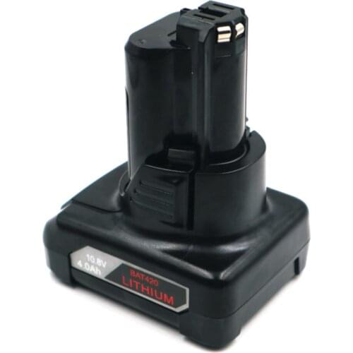 2PCS 6.0Ah portable Battery BOS12D 12V Lithium Battery Replacement for BOSCH 12V Battery BAT412 PS40-2 D-70745 2607336014