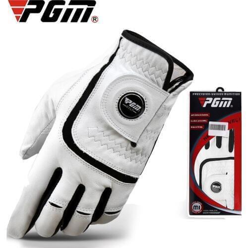 1 Pc. Golf Gloves Mens Soft Breathable Pure Sheepskin Golf Gloves With Anti-slip Granules Mens Golf Gloves