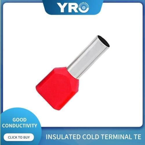 1000 pieces/packet TE2510 brass Cold pressed terminal wire connector