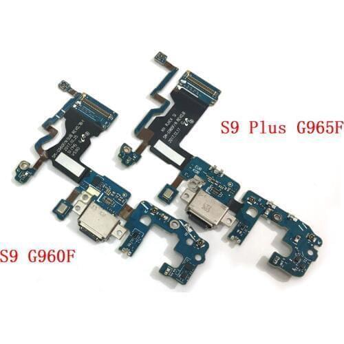 5pcs Original For Samsung Galaxy S9 G960F S9 Plus G965F USB Port Charging Socket Dock Connector Flex Cable