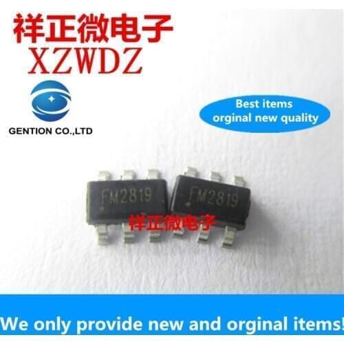 50pcs 100% orginal New LED miners lamp headlight control IC FM2819 SOT23-6 2819