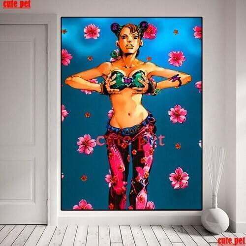 Diamond Embroidery DIY Diamond Painting Sexy anime beauty 5D puzzle rhinestone Cross Stitch Mosaic Handmade Home Decoration