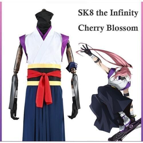 Anime Game SK8 the Infinity Cherry Blossom Cosplay Costume School Uniform Suit Halloween Party Outfit For Women Men 2021 New