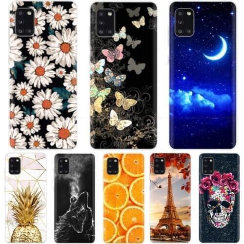 For Samsung Galaxy A31 Case Silicone TPU Soft Back Cover Phone Case For Samsung A31 A 31 SM-A315F 6.4" Coque Capa Bumper Fundas