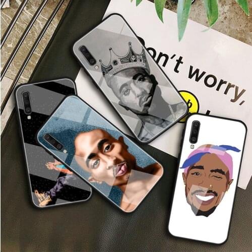 2pac tupac amaru shakur makaveli Tempered Glass Case For Samsung Galaxy A10S A10E A20S A20E A30S A40 A50S A60 A70 A80 A90 A6 A7