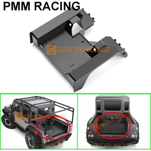 Integrated Rear Trunk Plate Rear Wheel Cover Bottom Plate for 1/10 RC Crawler Car Traxxas TRX4 Defender TACTICAL Upgrade Part