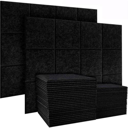 Quality 20 Pcs Sound Insulation Board,Soundproof Padding and Beveled Edge Tiles,for Wall Decor &Sound Insulation Treatment