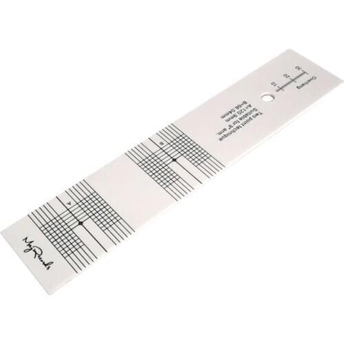 Pickup Calibration Distance Gauge Protractor Record LP Vinyl Turntable Phonograph Phono Cartridge Stylus Alignment