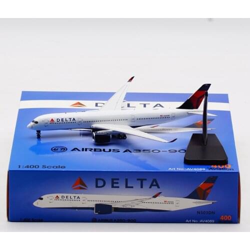 1:400 Alloy Collectible Plane Gift Aviation AV4089 DELTA Airlines Skyteam Airbus A350-900 Diecast Aircraft Jet Model N503DN