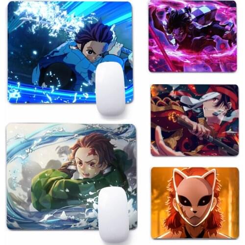 Japanese Anime Demon Slayer Mouse Pad Deskpad Gaming Writing Desk Mat Keyboard Mats For Office Home Computer Mousepad