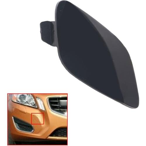 Bumper Tow Hook Eye Cover Front Exterior Accessories For Volvo S60 2011-2013 Replacement Practical