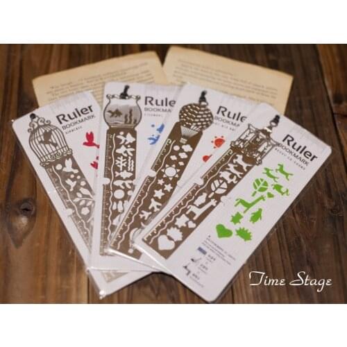 Bookzzi monumented metal lanyard bookmark ruler bookend ruler midori hobonichi use travelers' notebook use