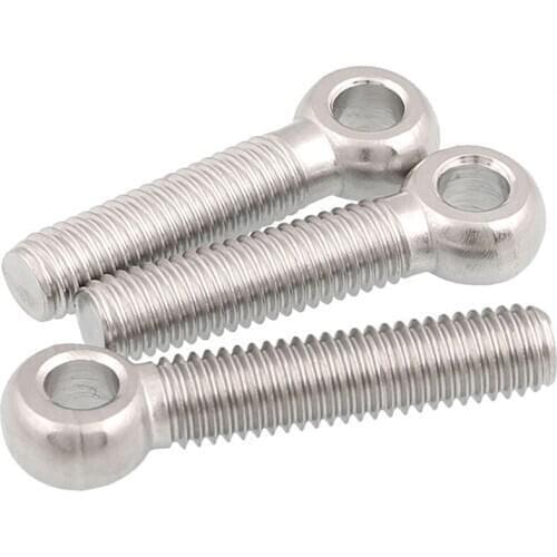 M5/M6/M8 Stainless steel knuckle sheep eye screw hook eyelet fish union bolt Lifting Fasteners