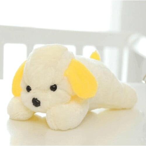Soft 30cm plush lying dog With long ears Favorite Pillow cushion good quality Baby soothing doll christmas festival gift friend